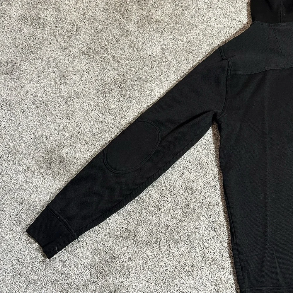 Banana Republic Quarter Button Pullover Hooded Sweater/Sweatshirt - Mens Small